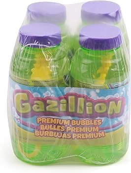 Gazillion 原装气泡溶液236ml x 4瓶 无毒不染色 浸泡容易