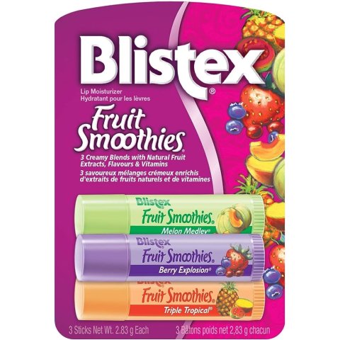 Blistex 水果冰沙润唇膏3支 
