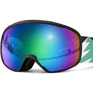 Odoland 儿童滑雪镜 双镜片防雾 UV400防护紫外线