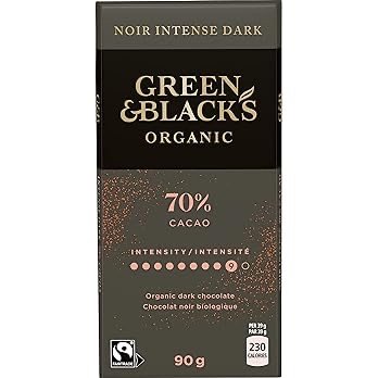 GREEN & BLACKS 70% 有机黑巧克力大板 90g 不会特别苦