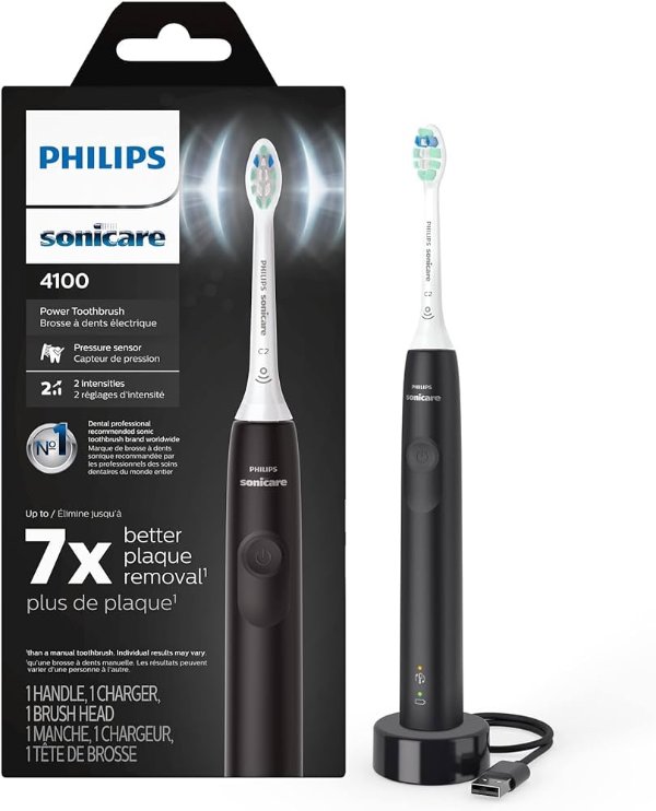 Philips Sonicare 4100电动牙刷 黑色