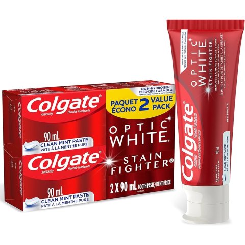 6管$12!!! 1管$2!!!!💥史低价💥：Colgate 光感白去污凝胶牙膏90ml 2 支装