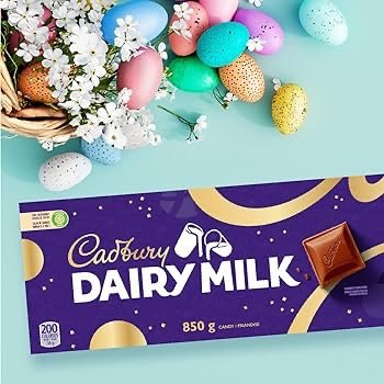 Cadbury 吉百利 850g超大号牛奶巧克力排 吃起来贼过瘾