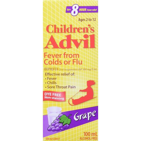 $7.99(org$9.99)Advil 儿童口服退烧悬浮液100ml 适合2-12岁