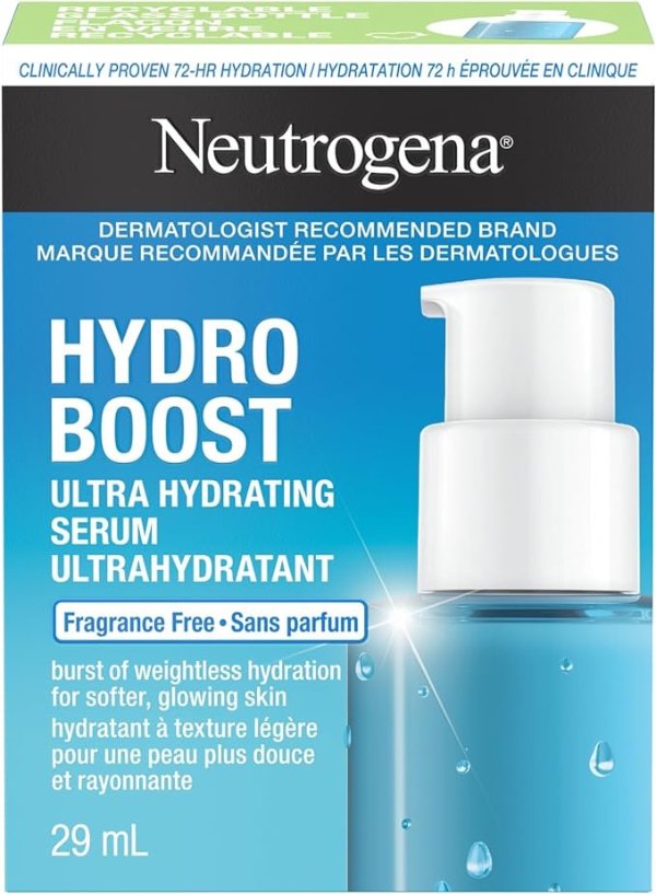 Neutrogena 透明质酸水润保湿精华29ml 痤疮爆痘干敏皮快入