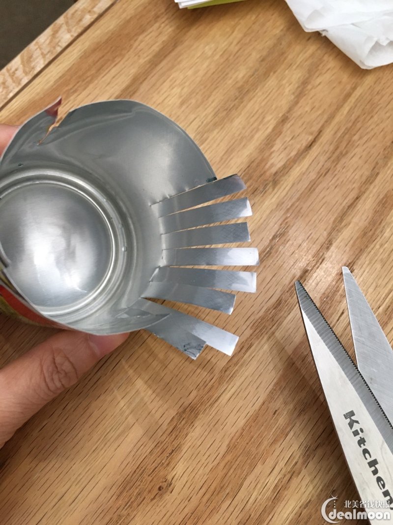 diy易拉罐小花篮
