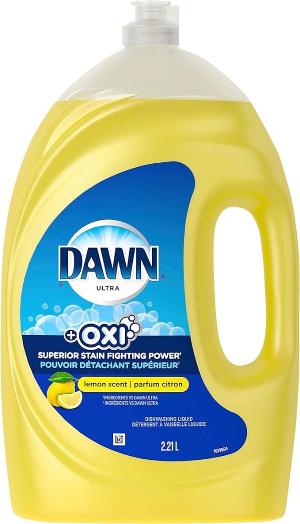 Dawn Ultra Oxi 柠檬香洗碗液 2.21升大桶装