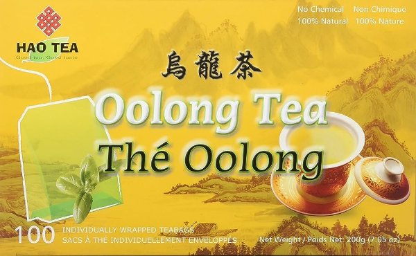 Hao Tea 中国产乌龙茶包 2g*100包 便宜大盒还好喝