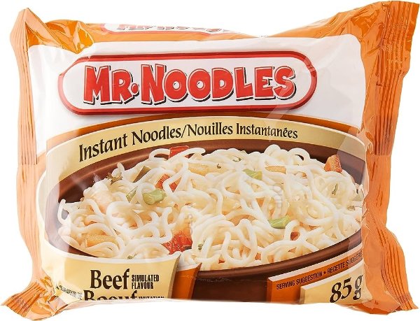 Mr. Noodles 牛肉味方便面 85g*24包 每包仅$0.27！