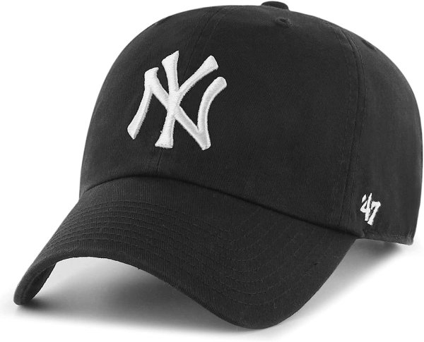 NY 纽约logo 黑色均码 可调节棒球帽 男女都可用