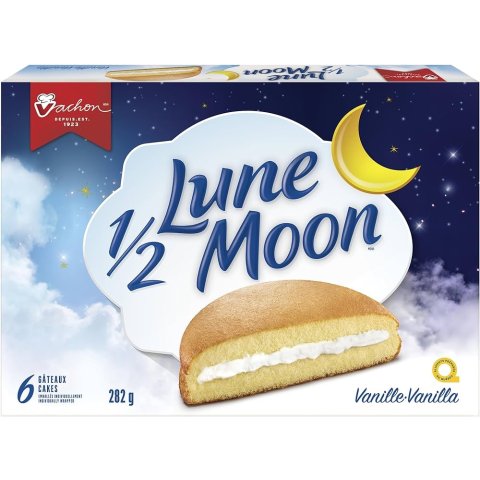 $6收2盒VACHON 1/2 Lune Moon 香草奶油派 282g 每盒6个装