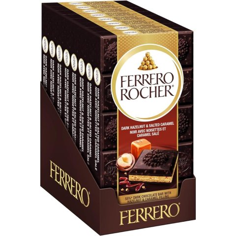 FERRERO 费列罗黑榛子和咸焦糖棒 8大板