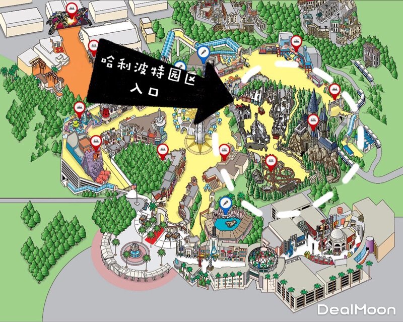 好莱坞环球影城 | 哈利波特园区