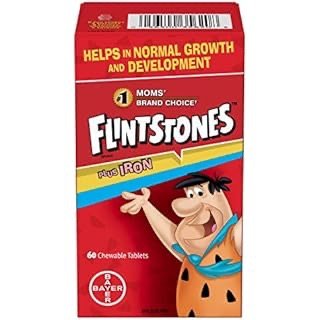 Flintstones 拜耳药业 儿童复合维生素咀嚼片150片