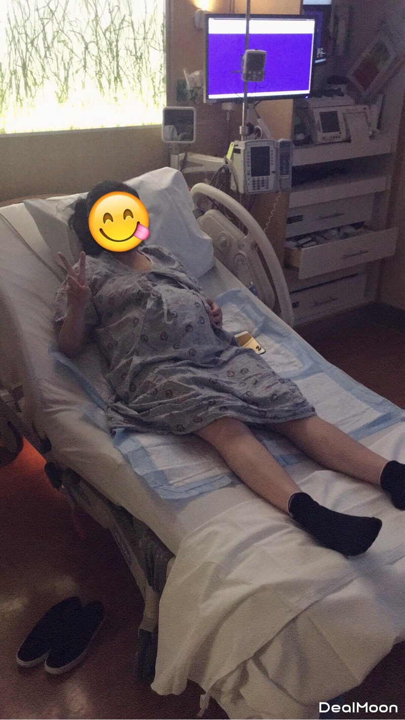 刚到医院换了病号服准备内检&hellip