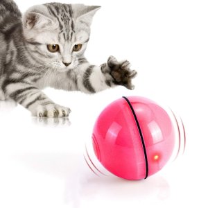 💥史低价💥：WWVVPET LED灯自动滚动逗猫球 消耗猫猫精力