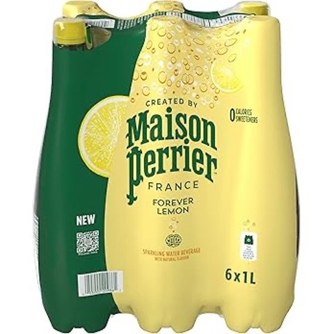 Maison Perrier 氼颂家巴黎水 柠檬味 1Lx6瓶 0糖0脂0卡