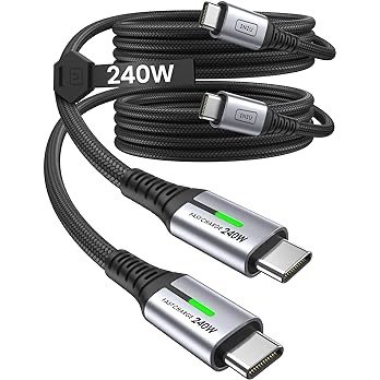 INIU 240W USB C-C数据线 2条