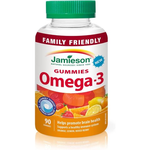 Jamieson 健美生 Omega-3 果味软糖 90粒 儿童好接受