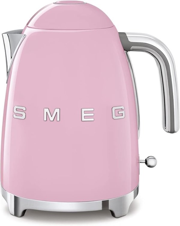 Smeg 50's 1.7L量 不锈钢复古电热水壶 2色选 颜值担当