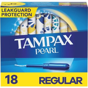 Tampax 珍珠卫生棉条18支 防泄漏 使用舒适