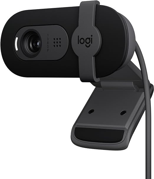 Logitech Brio 101 高清摄像头1080p 带麦克风1个搞定