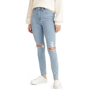 💥史低价💥：Levi's 女士721 高腰漏洞紧身牛仔裤 多号可选