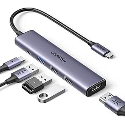 UGREEN 5合1多端口 USB C 扩展坞