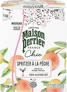 MAISON PERRIER Chic 桃子味无酒精鸡尾酒 4瓶