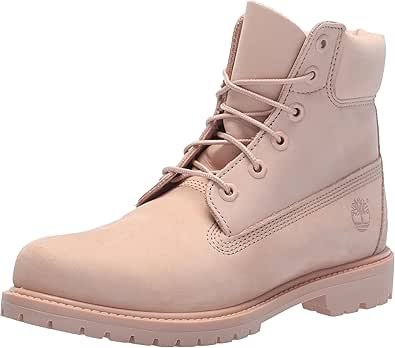 闪购：Timberland 女式高帮工装靴粉色 6号