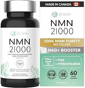 Rejuve+ NMN21000++ 维生素胶囊700mg高纯度抗老化