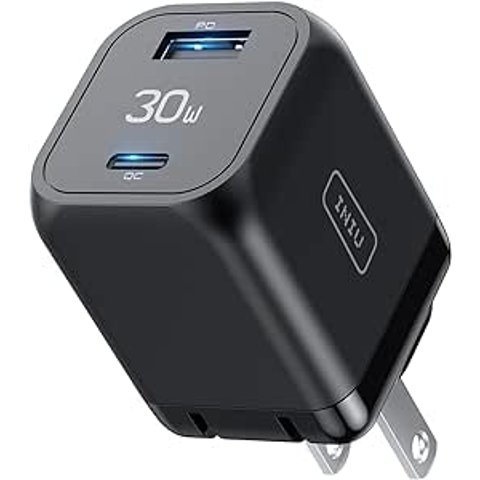 INIU 30W USB C充电器 2端口PD QC3.0快充