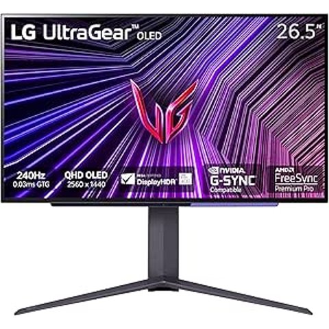 LG Ultragear 27GS93QE 27" 2K 240Hz 0.03ms OLED 显示器