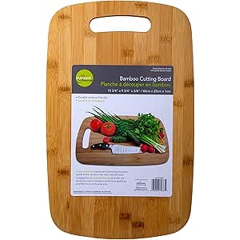 Luciano 经典竹砧板 9.4"L x 3.9"W
