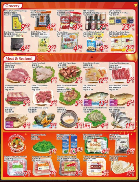 丰泰超市本周特价10.25-10.31，羊肉卷⬇️2🔪，肥牛卷⬇️1🔪！玉米3包$4.99🌽