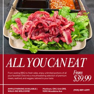 不见不散烧烤AYCE$29❗️羊肉串牛肉...