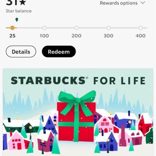 Starbucks送终生免费喝咖啡☕️！...