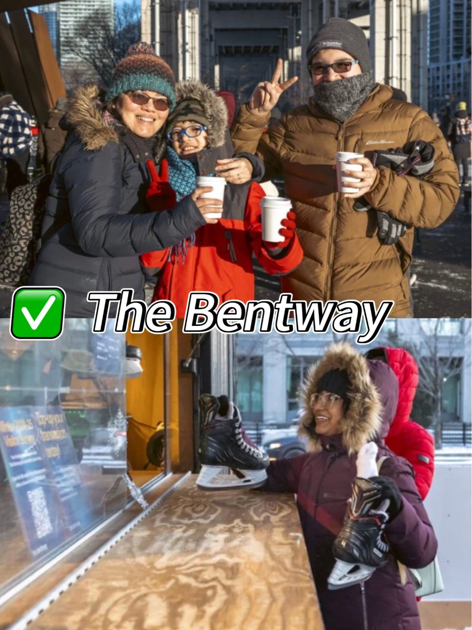 ⛸️the bentway滑冰场☕️免费...