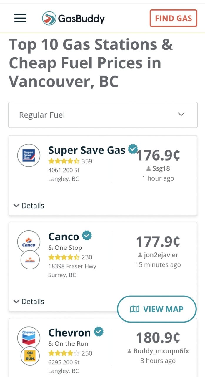 2/12⛽️今日油价最低176.9¢...