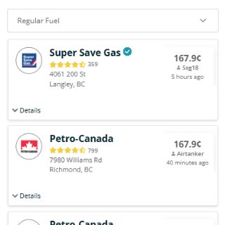 3/14 最低油价167.9¢⛽️3个便...