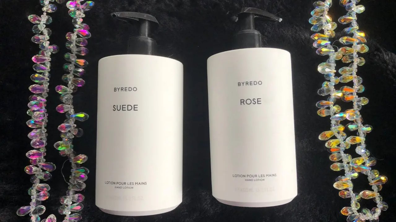 Byredo百瑞德2款护手霜对比：Rose和Suede