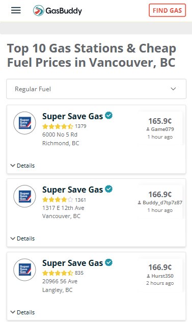 3/10 最低油价165.9¢ 🐛...