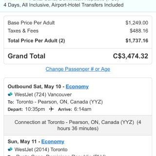✈️温哥华-多米尼加Punta Cana...