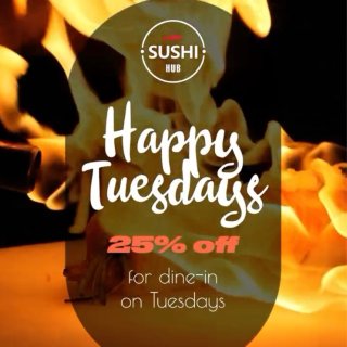 Sushi Hub🍣全场75折❗️仅周二...