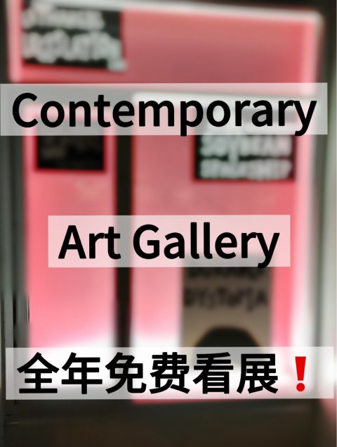 Contemporary Art Gallery全年免费看展❗️