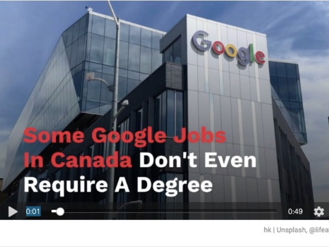 Google加拿大招聘啦！实习名额需尽快...