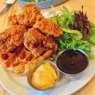 Chicken and waffle