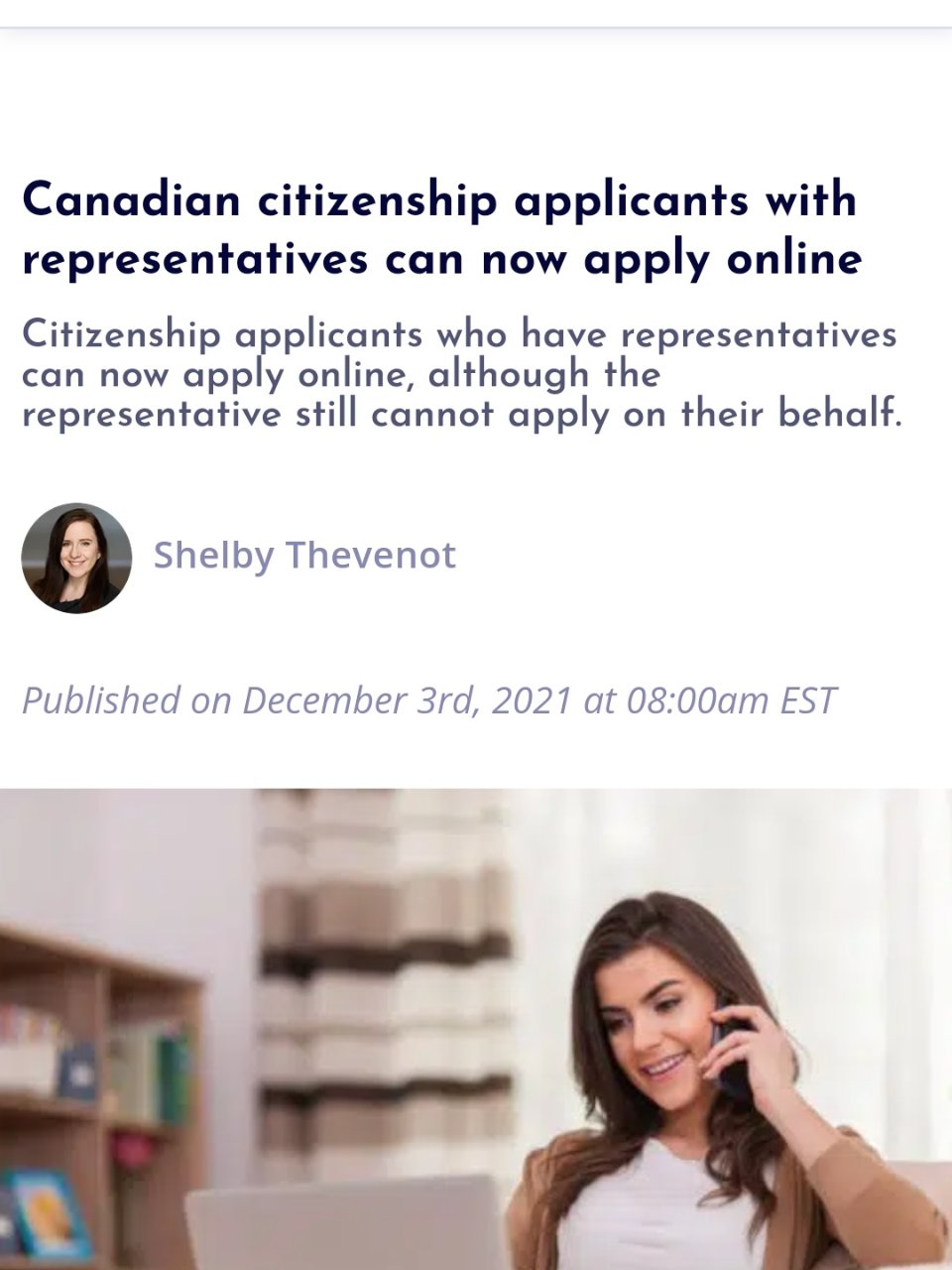 今日份分享！可在线申请加拿大公民身份～...