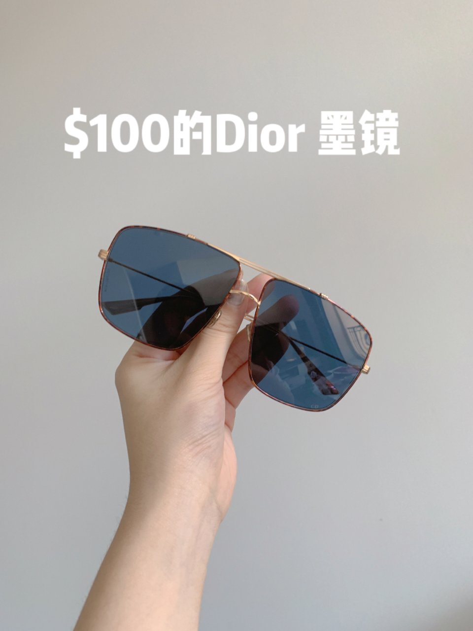 真香！$100的Dior墨镜🕶️...