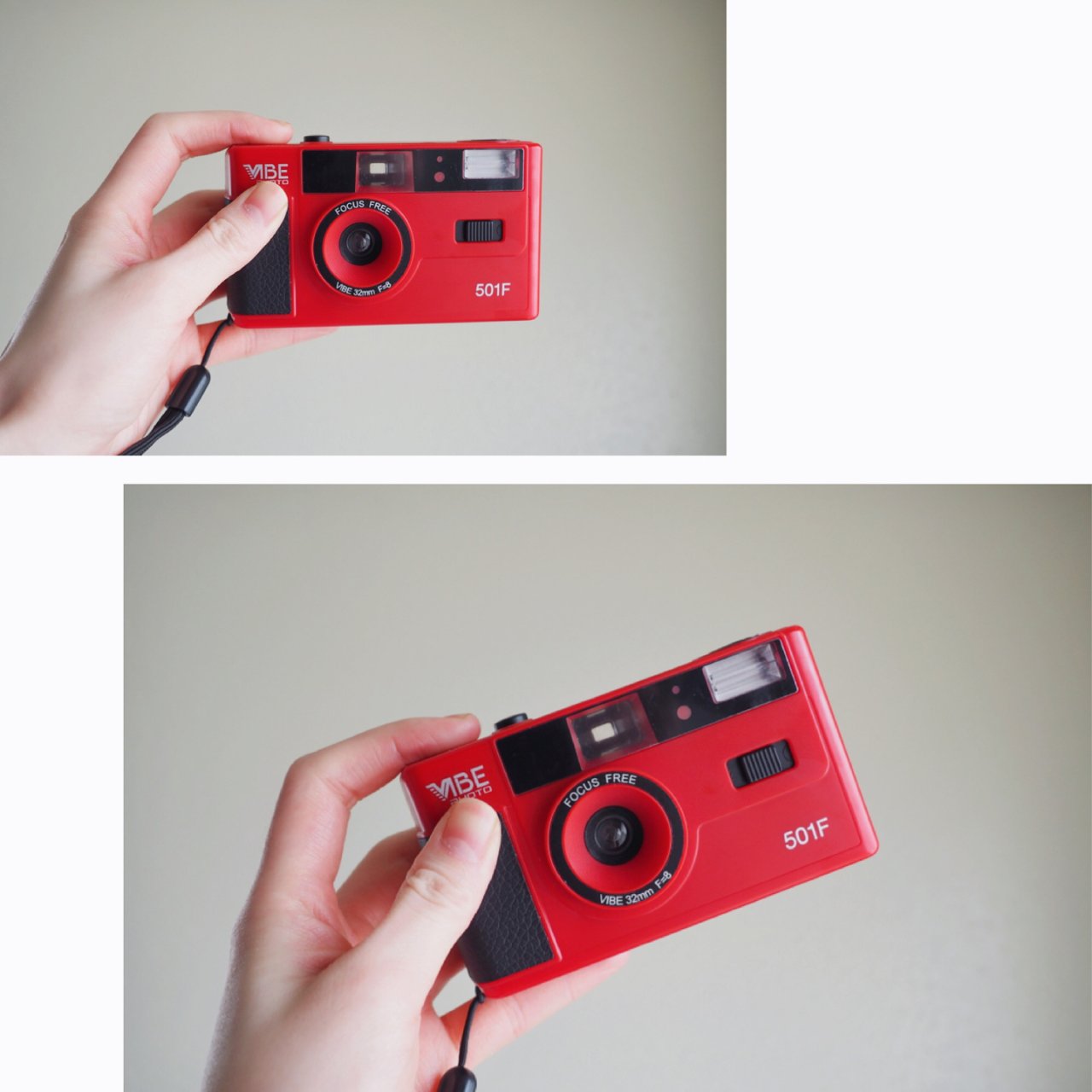 因为颜值新入手的玩具VIBE501F相机...